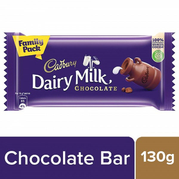 CADBURY DAIRY MILK FAMILY PACK 130gm